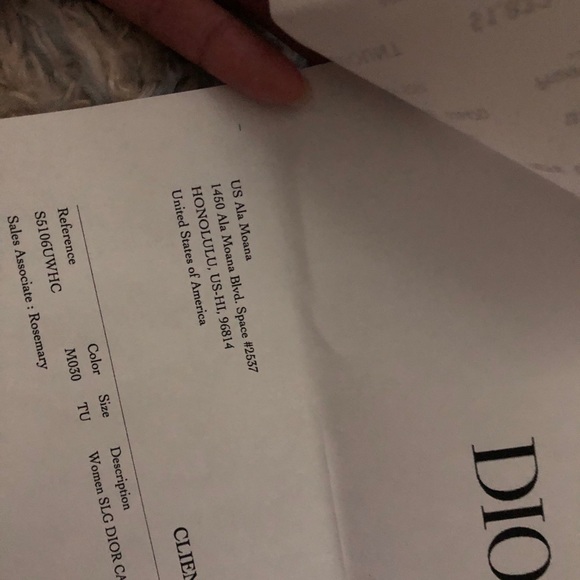 CHRISTIAN DIOR CARO ZIPPED POUCH WITH CHAIN - Picture 8 of 8